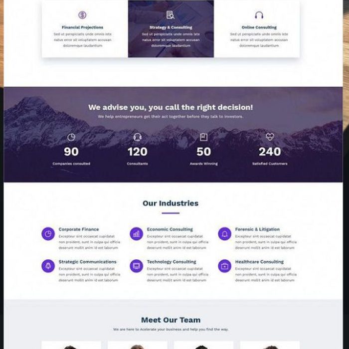 Consuloan _ Multipurpose Consulting Psd Templates